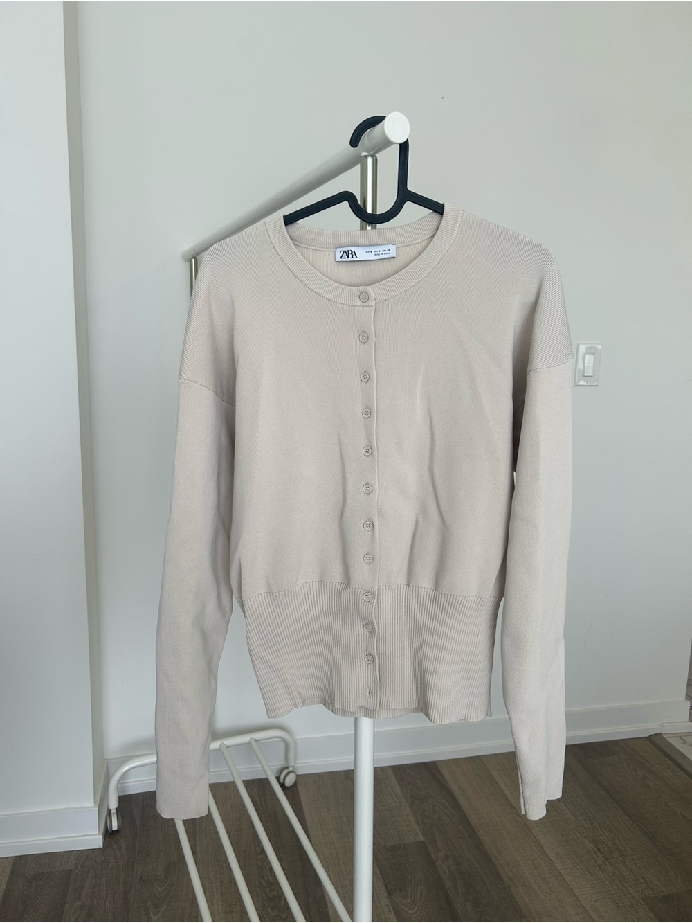 Zara Ribbed Knit Cardigan